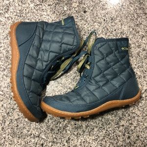 Columbia Blue Waterproof Omni Grip Boots